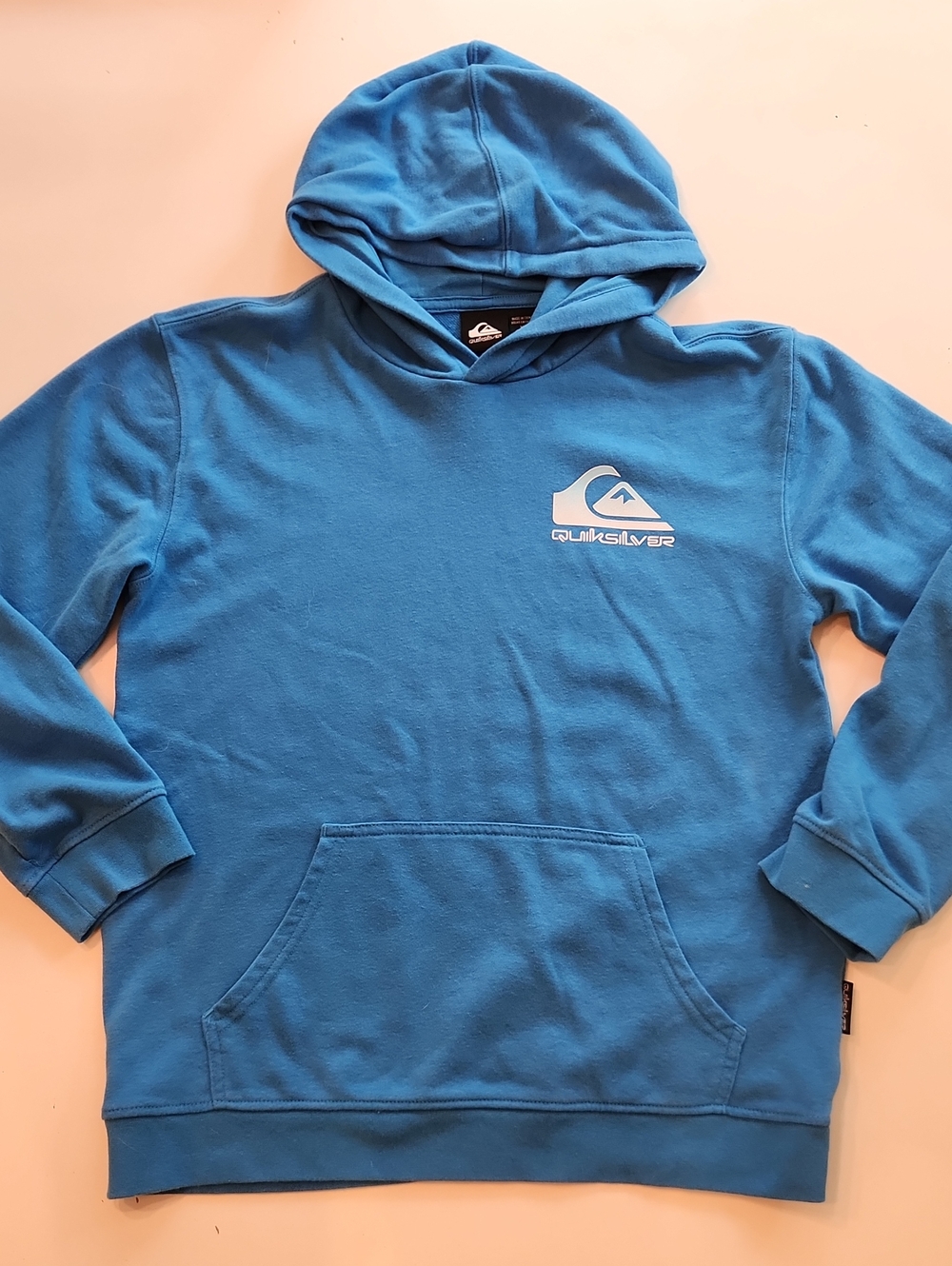 Quiksilver Hooded Sweatshirt Blue Extra Large 18 20